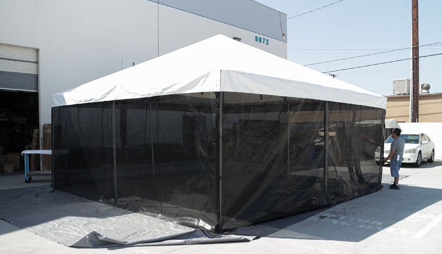 medical-tent-rentals-tent-with-mesh-walls