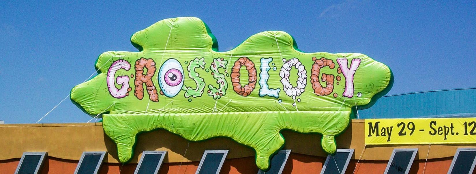 Grossology Science Center Custom Inflatable Sign with custom graphics and print