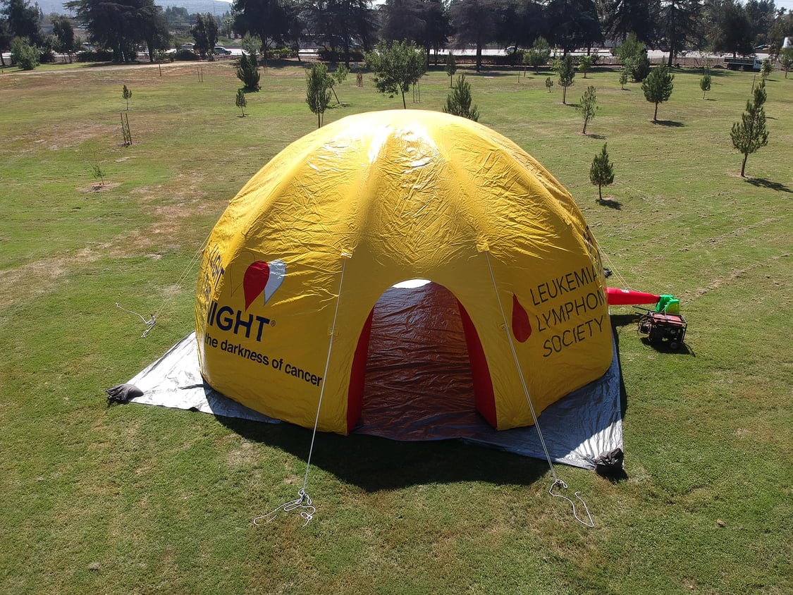 small inflatable dome