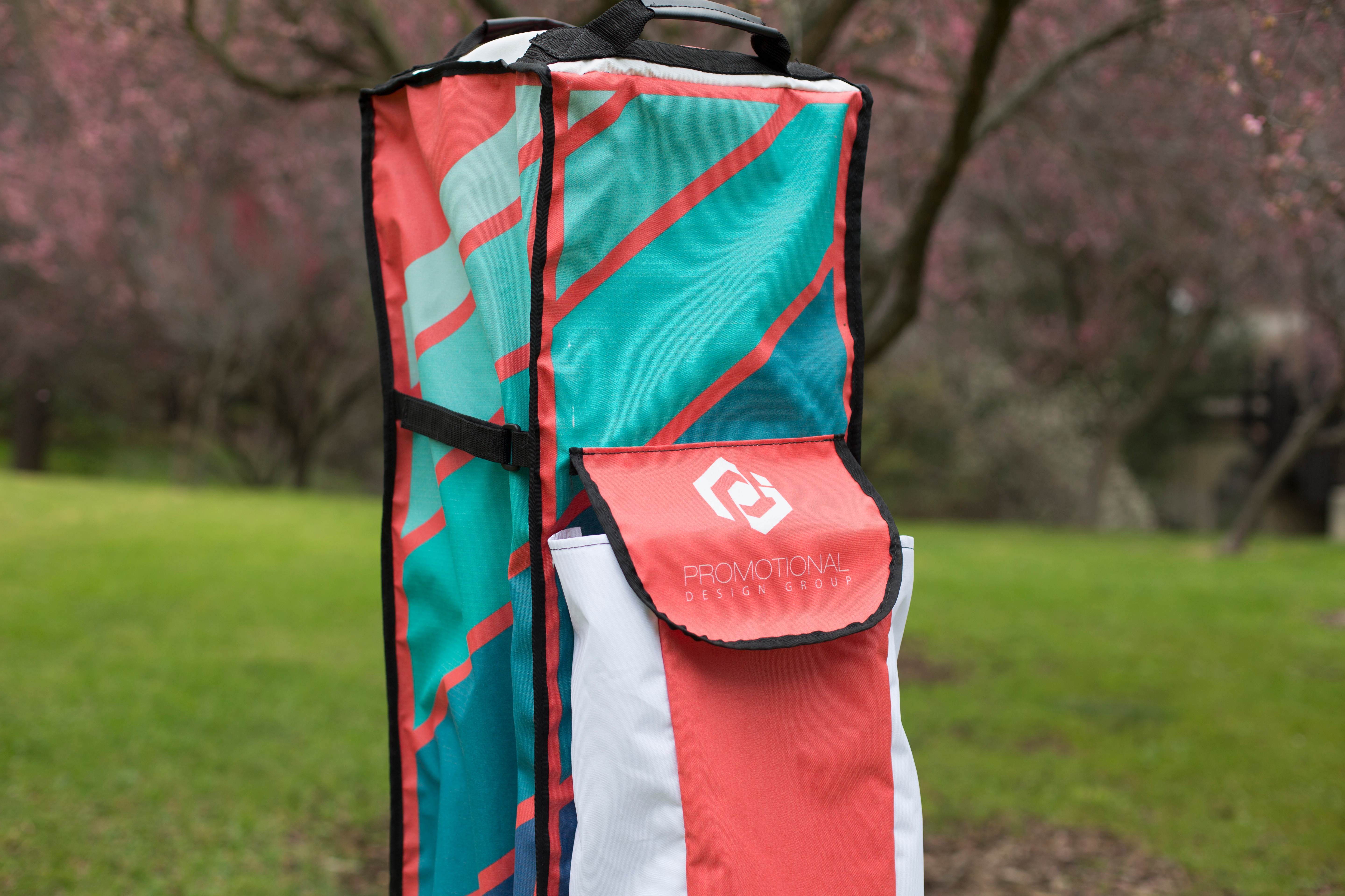 printed promotional design group roller bag