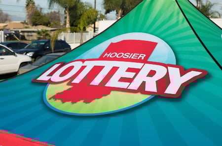 hoosier lottery custom printed dye sublimation canopy tent top