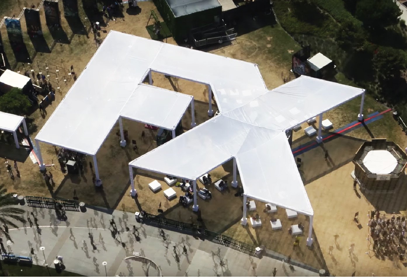 FX Comic Con Custom Designed Frame Tent