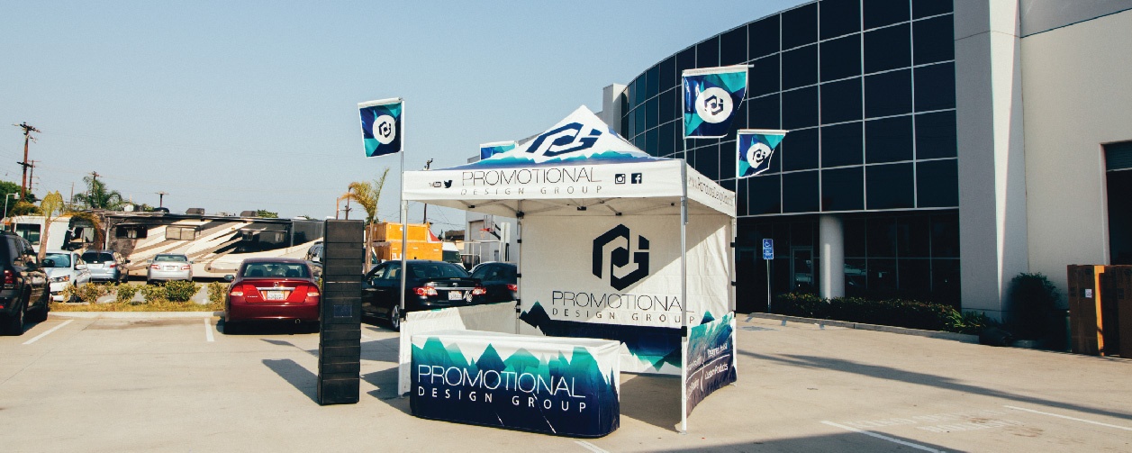 promotional design group (PDG) canopy flag tent package