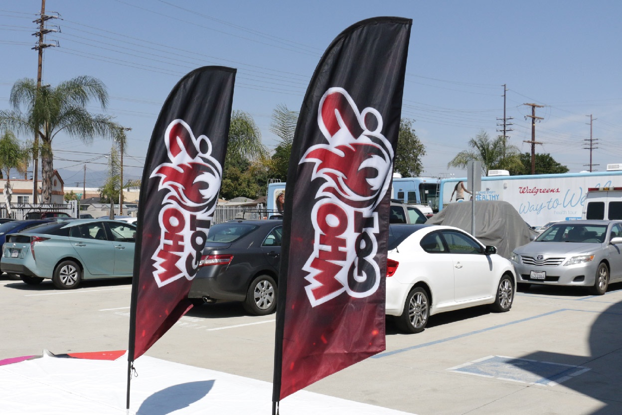 Who Got Customized Advertising Flags