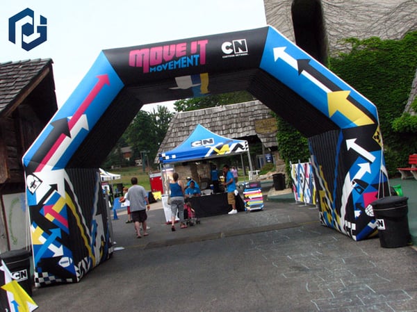 custom inflatable arch