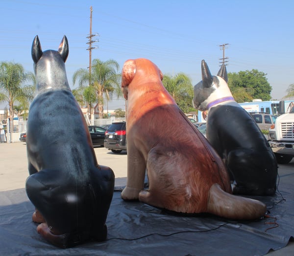 giant inflatable dogs