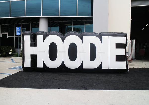 inflatable logo name sign