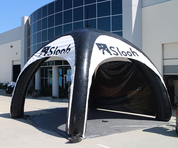 custom inflatable arched tent