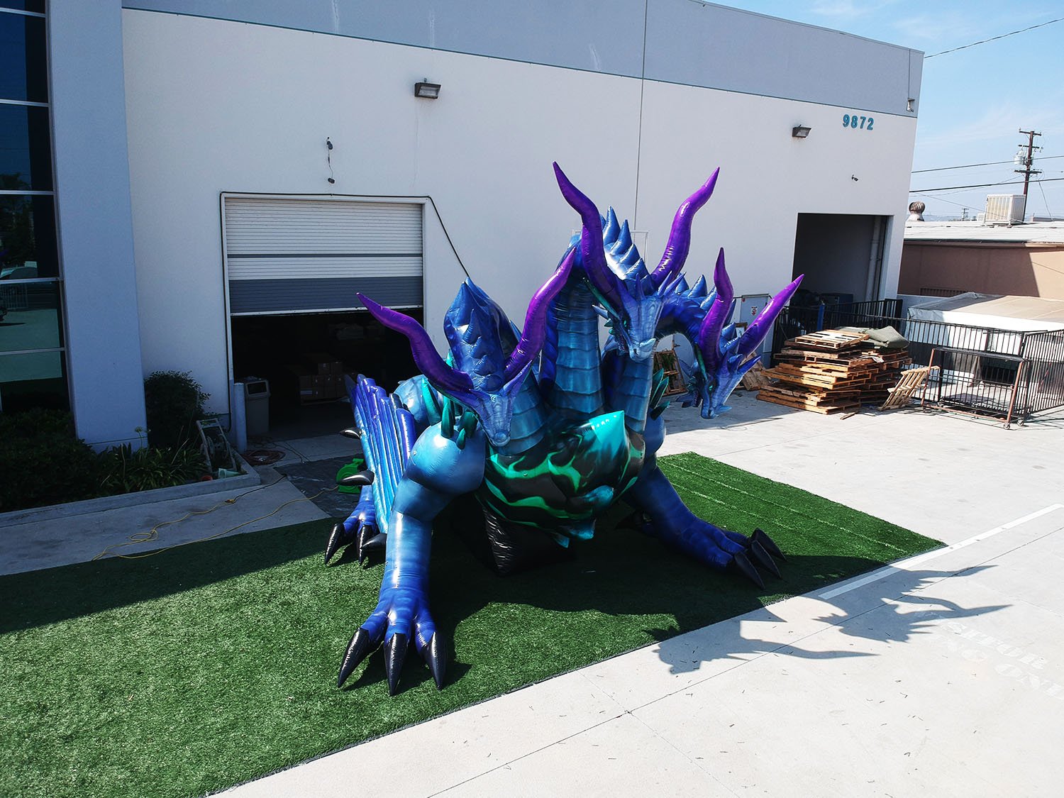 inflatable yard dragon