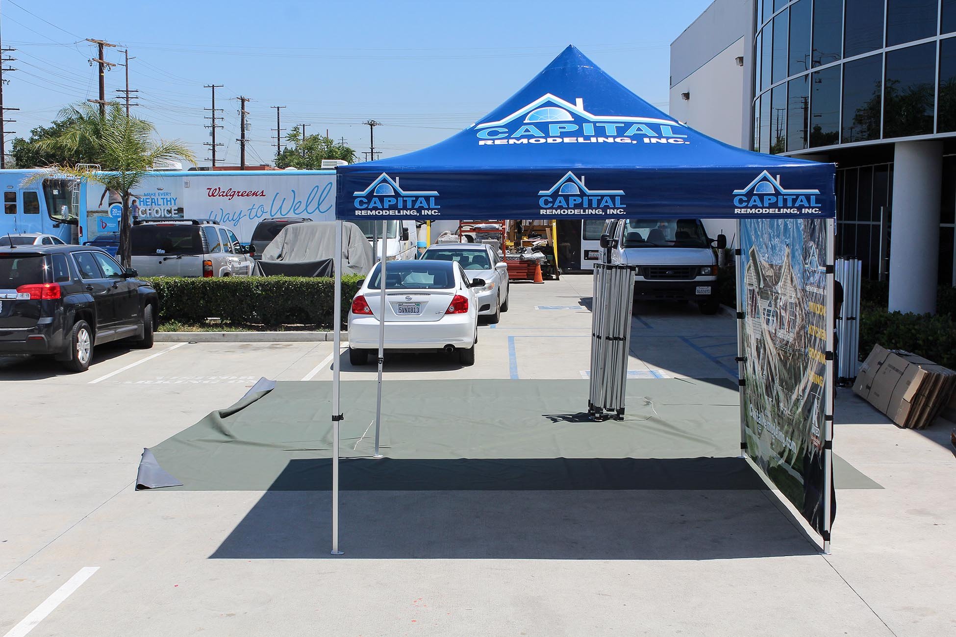 Capital Remodeling Inc. Custom Canopy 10x10 Pop Up