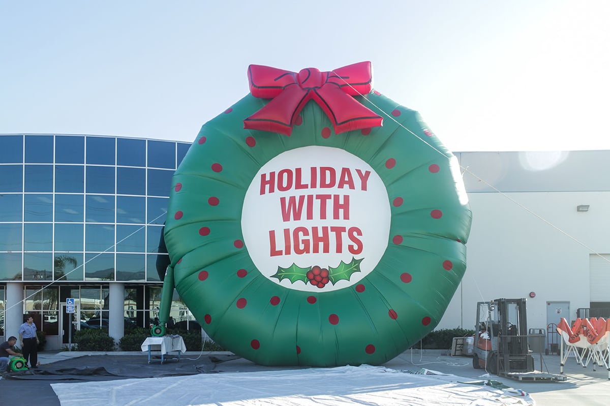 Inflatable Christmas Wreath Christmas Inflatables
