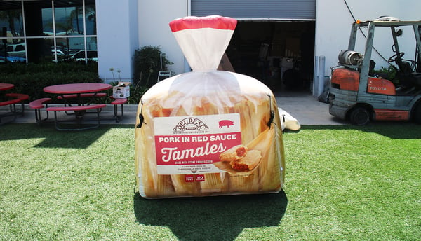 tamales-package-inflatable-replica