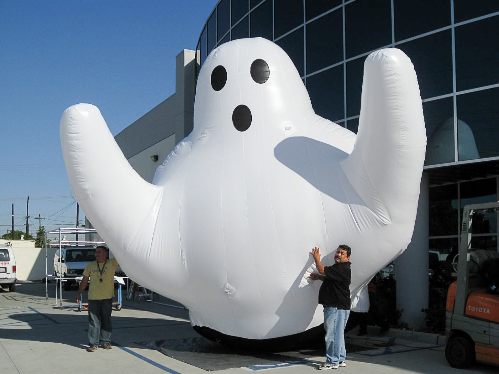 inflatable haunted house