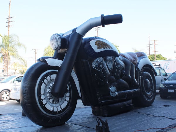 huge inflatable motorcycle 