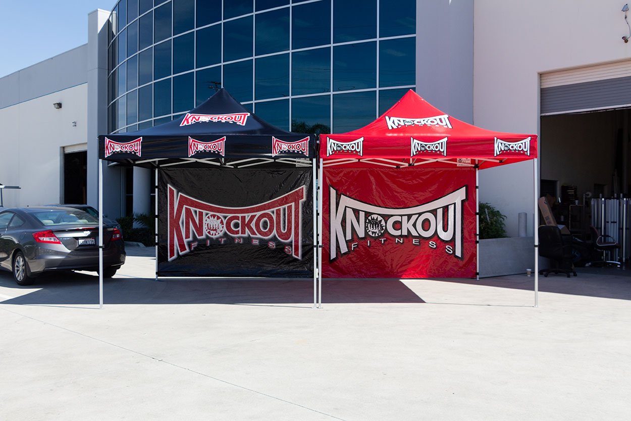 Knockout Fitness Custom Canopy Tents