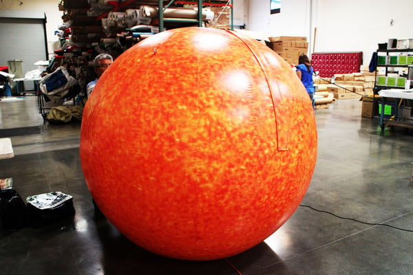 sun-replica-inflatable-model