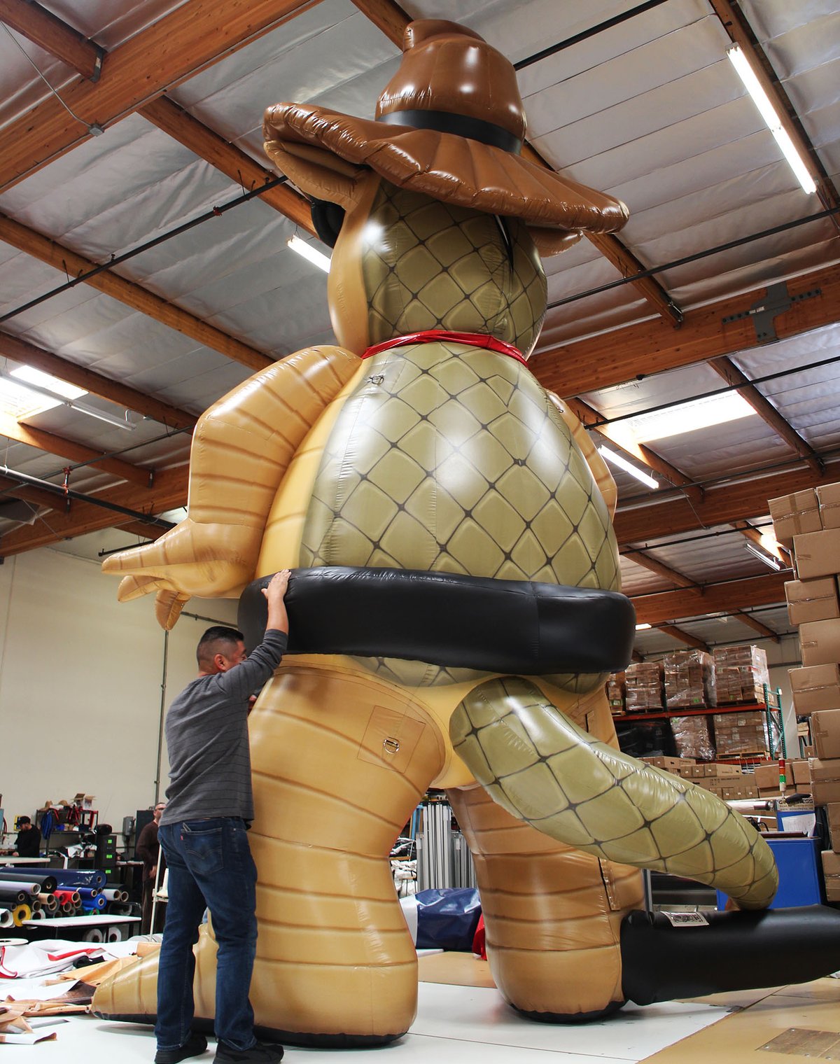 Texas Roadhouse Armadillo Inflatable Prop Inflatable Animal