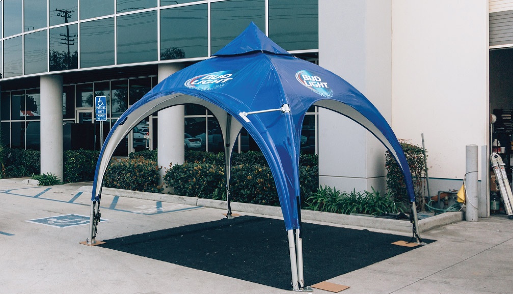 Bud Light Custom Printed Arch Frame Tent