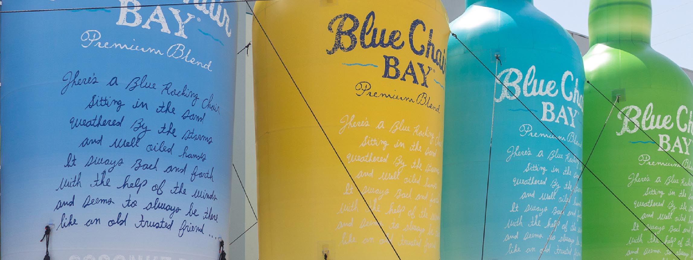 Blue Chair Bay Rum Custom Inflatables Bottle Replicas